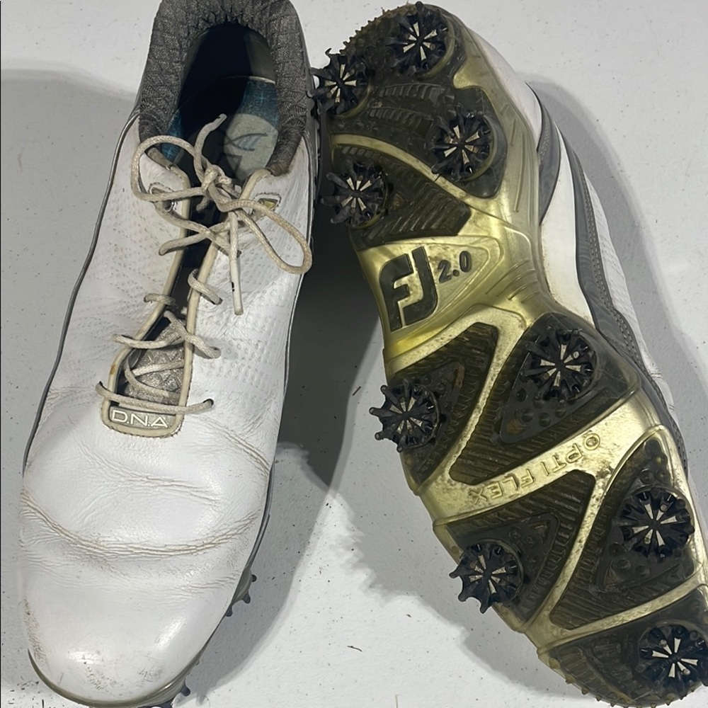 FootJoy Men's White Athletic Golf Shoes